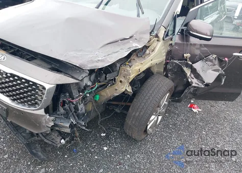 2016 Kia Sedona Sx Luxury from USA, damaged, VIN KNDME5C13G6141933